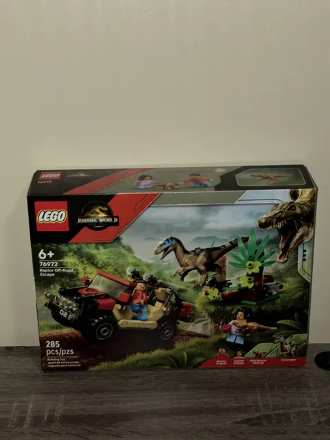 LEGO Jurassic World 76972 Raptor Off-Road Escape New Sealed Dinosaur Set