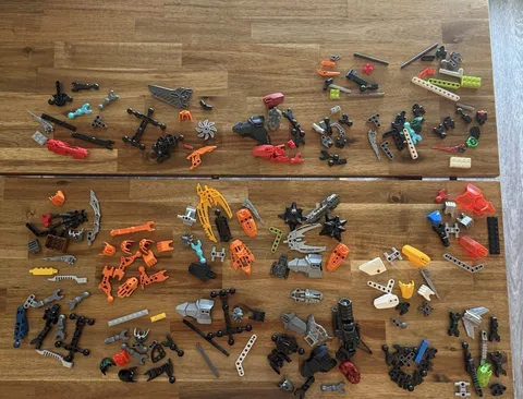 LEGO BIONICLE Hero Factory Bulk Lot of 200 Parts Pieces 1 LB SEE PICTURES AS IS!