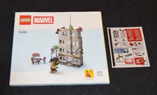 76350 INSTRUCTION BOOKLET & ORIGINAL STICKERS ONLY For Set # 76350 ~ Lego Marvel
