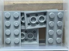 LEGO Parts - Light Bluish Gray Plate 2 x 4 - No 3020 - QTY 5