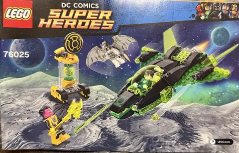Lego DC Comics Super Heroes (76025) Green Lantern Sinestro- MANUAL ONLY W/Comic