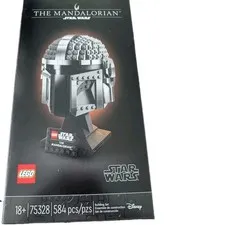 LEGO Star Wars Mandalorian Helmet Collection 75328 584pcs 18+ Display Stand