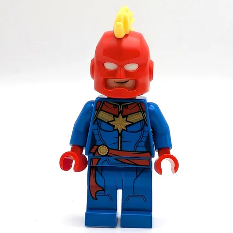 LEGO Marvel Captain Marvel Minifigure, Minifig, Avengers Figure ID: SH641