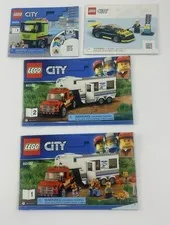 Lego City Manuals-60182 1-2, 60254-1,  60383 Manuals Only
