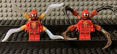 Carnage 76173 LEGO 2 Pc Lot Marvel Super Heroes Spider-man MiniFigure Appendages