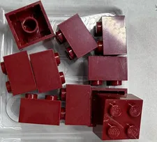 LEGO Brick 2 x 2, 3003, Dark Red, QTY 10 Free Shipping