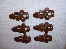 6 Bionicle Lego 44138 in Pearl Brown Rahkshi Foot Feet Genuine Lego WYSIWYG 6 pc