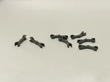 Lego 30377 59230 Dark Gray Replacement Add-on Pieces Parts Lot of 7