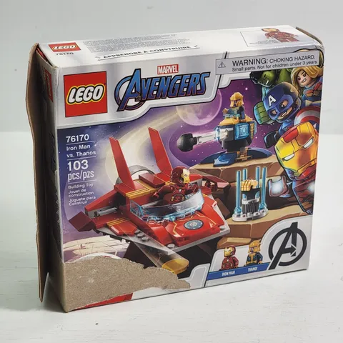 LEGO® Marvel Avengers Iron Man Vs Thanos Building Set Superheroes 76170 EUC