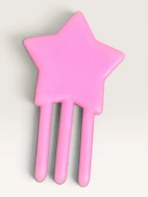 SuperStar Barbie STAR Vintage PINK Comb LOL OMG Clone Bratz Fashion Accessory
