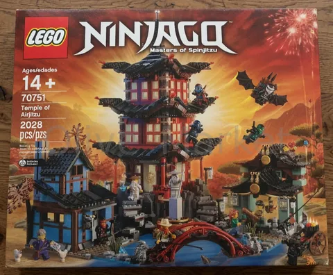 LEGO 70751 NINJAGO Temple of Airjitzu Building Set 2028pcs Sealed