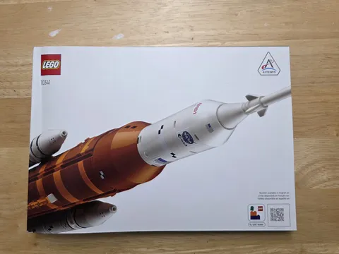 LEGO 10341 Artemis Illustrated Instruction Booklet Space Used