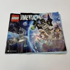 Lego Dimensions 71200 Batman Gandalf Instruction Manual ONLY 2015 NO Pieces