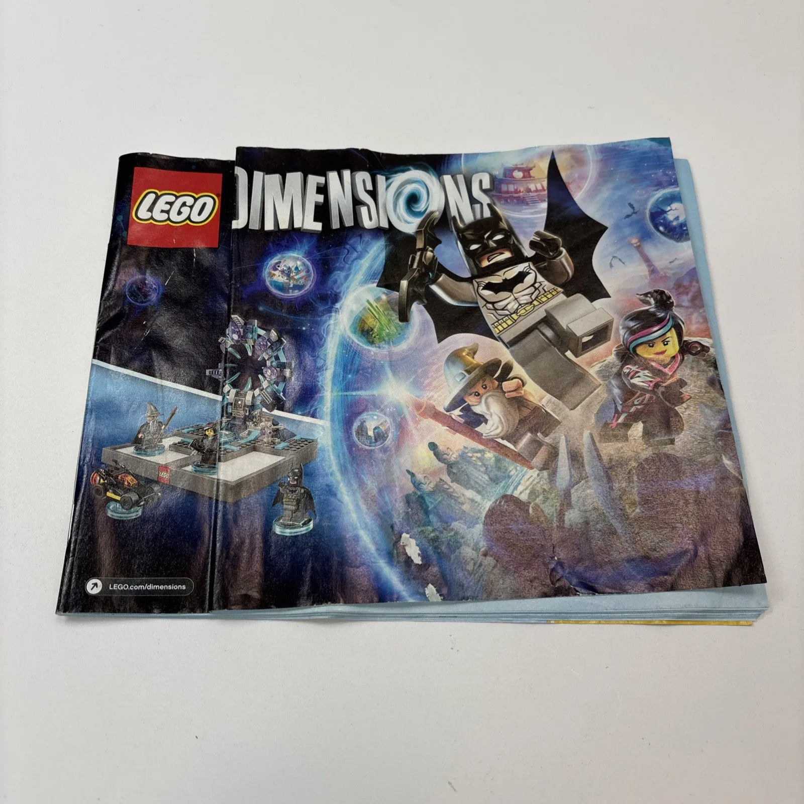 Lego Dimensions 71200 Batman Gandalf Instruction Manual ONLY 2015 NO Pieces