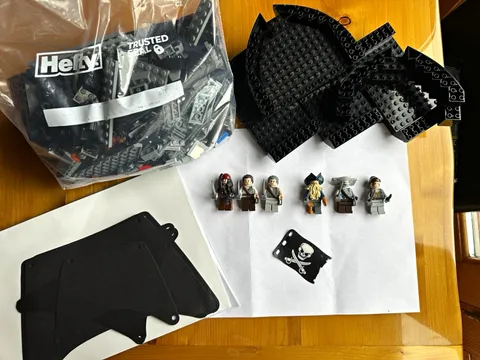 LEGO Pirates of the Caribbean 4184 Black Pearl 100% complete, Davy Jones Minifig