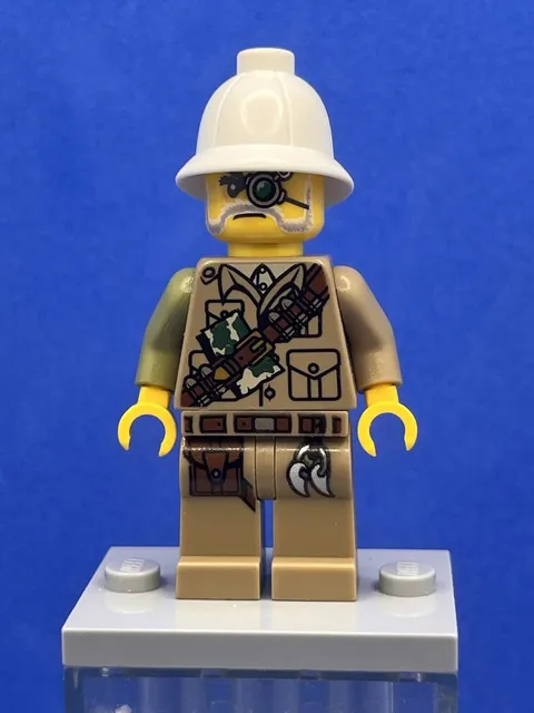Major Quinton Steele mof004 - LEGO Monster Fighters Used Minifigure