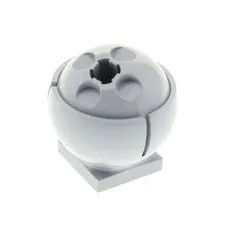 1X Lego Cylinder Hemisphere 2X2 New Light Gray Dome Star Wars 44359 44358