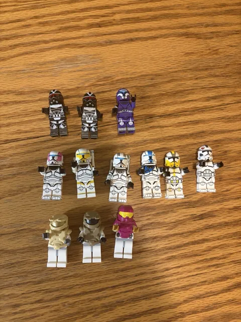 LEGO Star Wars Clone Trooper Minifigures Custom Lot