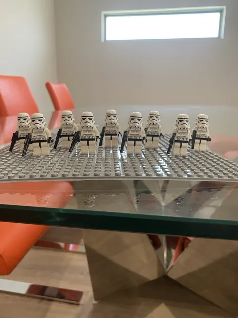 LEGO Star Wars Stormtrooper Minifigure 7667 Lot of 9 with Blasters