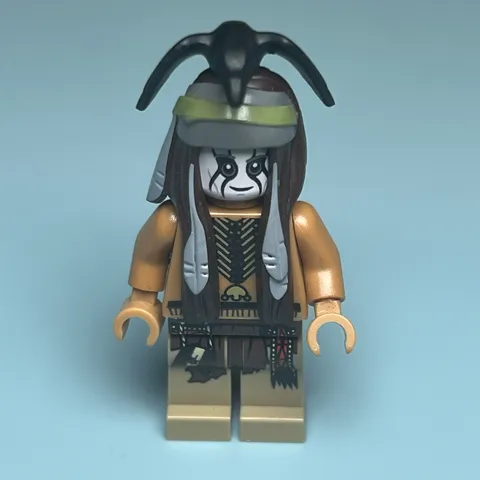 Lego Minifigure Tonto - Clean Outfit tlr002 Lone Ranger A6