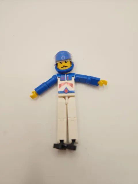 Lego Technic Racing Figure w/ Blue Helmet