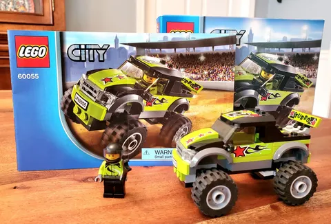 LEGO City 60055 Monster Truck 100% Complete with Box Instructions Minifig
