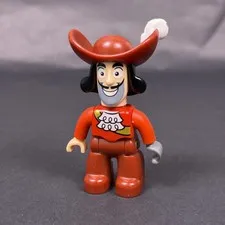 Lego Duplo 531J3 Figure Captain Hook Disney Jake Peter Pan Ty35