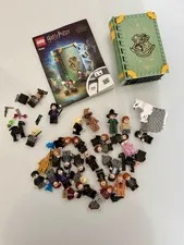 Lego Minifigure Lot And Lego 76383 Set With Manual Harry Potter McGonagall