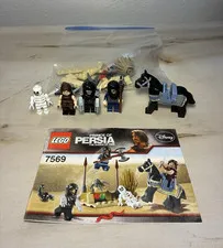 LEGO Prince of Persia Set 7569 Desert Attack 100% Complete w/Mint Minifigures