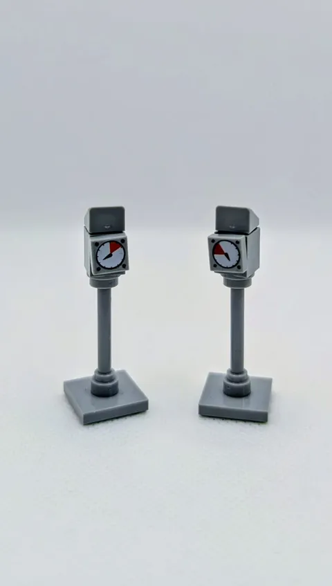 LEGO ® 2x parking meter parking machine city street parking accessories used original