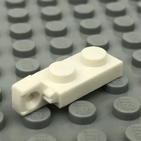 LEGO 44301b Hinge Plate 1 x 2 Locking W/ 1 Finger on End W/O Bottom Groove (x1)