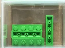 LEGO Parts - Bright Green Plate 1 x 4 - No 3710 - QTY 5
