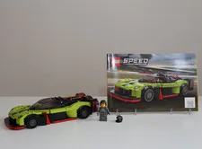 LEGO 76910 Aston Martin Valkyrie AMR Pro ONLY w/Manual *NO Box* Lime Green Car