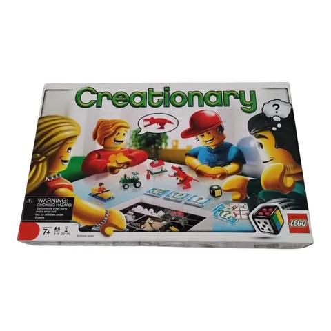 Lego Creationary Game 3844 Set with Manual and Original Box ( SOLD AS IS )