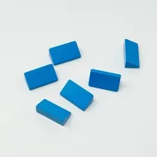 85984 LEGO Parts Slope 30 1x2x2/3 DARK AZURE Azur (6)