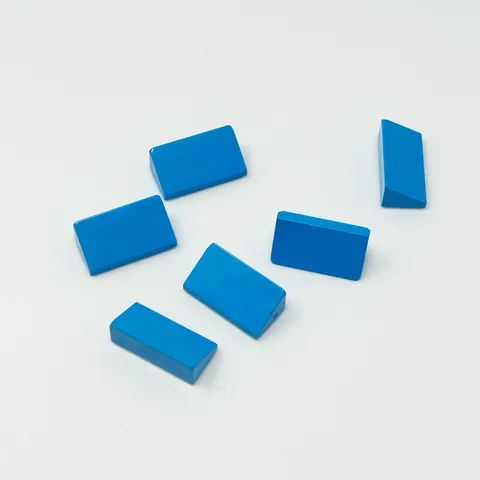 85984 LEGO Parts Slope 30 1x2x2/3 DARK AZURE Azur (6)