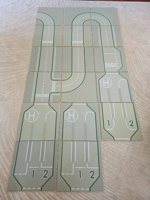 Lego LOT Of 17 Vintage Street Base Plates From The 1980s