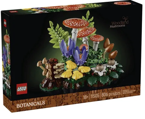 LEGO Botanicals Woodland Mushrooms Set 11505 806 pcs Brick Separator 18+