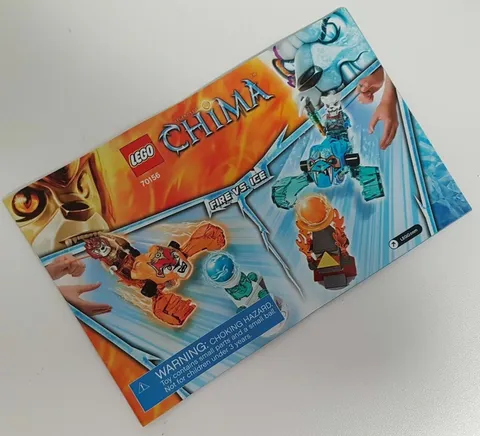 INSTRUCTION MANUAL BOOKLET Lego Chima Fire vs. Ice 70156