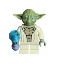 LEGO YODA MINIFIGURE STAR WARS OLIVE GREEN VERSION