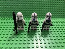 STAR WARS LEGO 187th Legion Airborne Clone Trooper 1x SW1206 And 2x SW1207