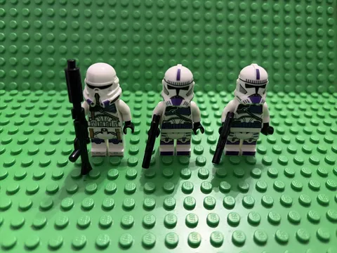 STAR WARS LEGO 187th Legion Airborne Clone Trooper 1x SW1206 And 2x SW1207
