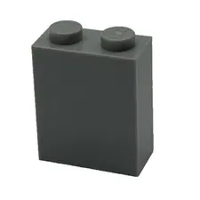 Lego 3245c Light Bluish Gray Brick 1 x 2 x 2 With Inside Stud Holder 4211564