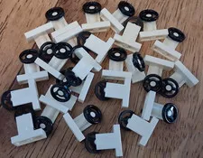H Lego Lot 26 White Steering Wheel 3829c01