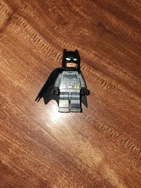 LEGO Batman Minifigure Gray Suit w/ Black Cowl Mask - Mini Figure
