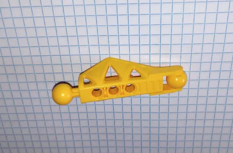 1 Lego 45749 Yellow Bionicle Lower Leg Section Rahkshi type Genuine Retired