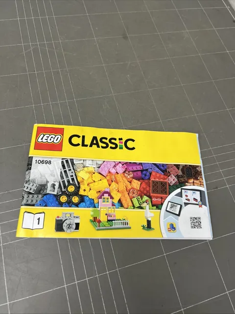 VINTAGE TOY LEGO MANUAL INSTRUCTIONS BOOKLET ART 5932 CLASSIC 10698