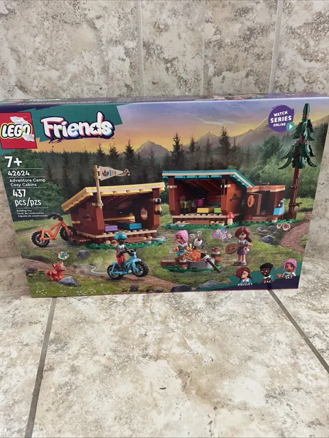 Lego Friends 42624 Adventure Camp Cozy Cabins 437 Pieces New Sealed 2024