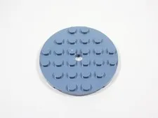 LEGO Sand Blue 6x6 Round Plate S9