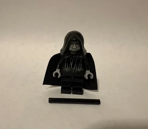 LEGO Star Wars Palpatine Minifigure sw0124 7264 Imperial Inspection Gray Head